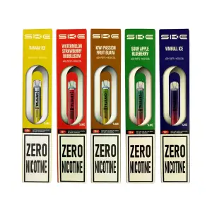 Zero Nicotine SKE Crystal Bar 600 Puff Disposable Vape