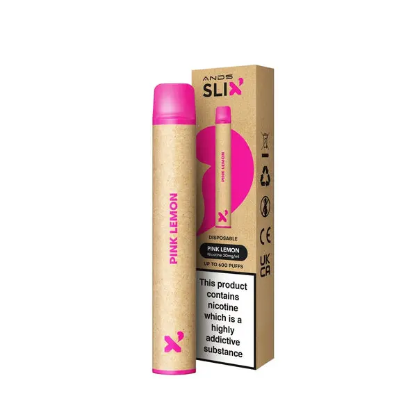 Pink Lemon by Slix Disposable Vapes 20mg