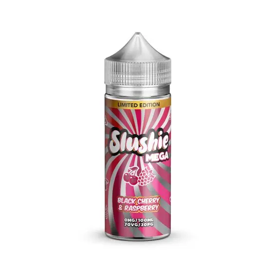 Slushie E Liquid - Black Cherry Raspberry Slush - 100ml