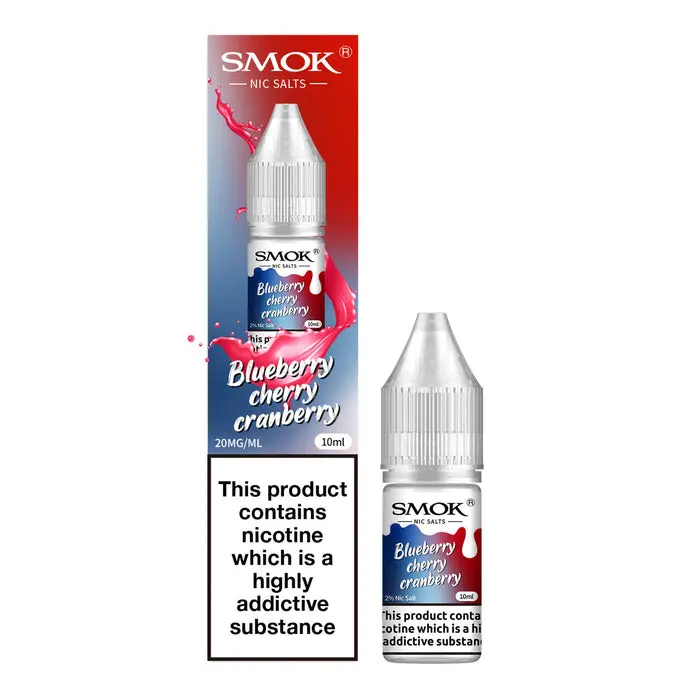  Blueberry Cherry Cranberry Nic Salt E-Liquid by Smok 10ml 