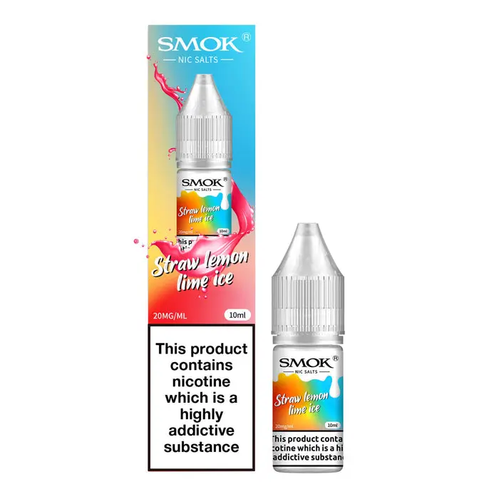 Straw Lemon Lime Ice Nic Salt E-Liquid by Smok 10ml