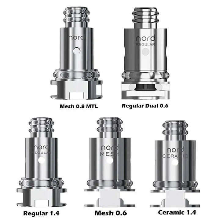  SMOK Nord Replacement Coils - Ceramic 1.4 ohm (5 Pack) 