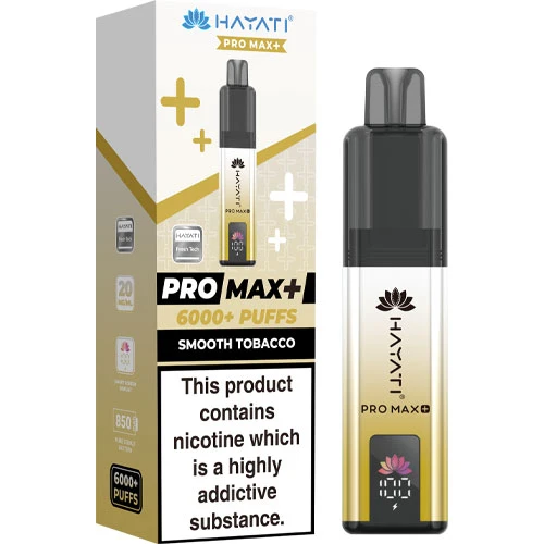 Hayati Pro Max Plus 6000 - 20mg | Smooth Tobacco