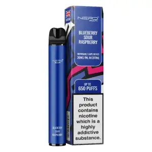 Nerd Bar Disposable Pen - Sour Blue Raspberry - 20mg (650 Puff)