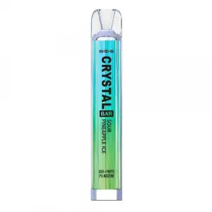 Sour Pineapple Ice Crystal Bar 600 Puff  Disposable Vape