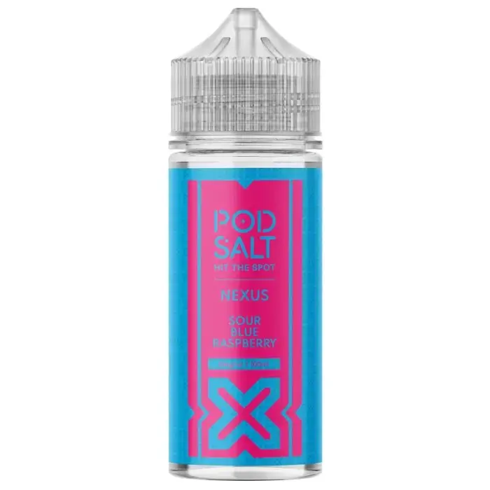  Pod Salt Nexus E Liquid - Sour Blue Raspberry - 100ml 