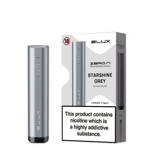 Elux Zero N Prefilled Pod Vape Kit - Starshine Grey