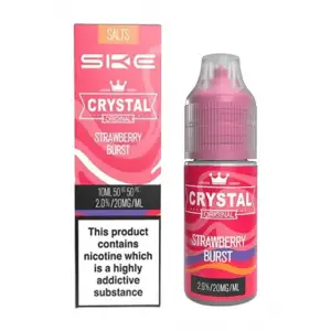Strawberry Kiwi Nic Salt E-Liquid by SKE Crystal Original 10ml