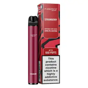 Nerd Bar Disposable Pen - Strawberry - 20mg (650 Puff)