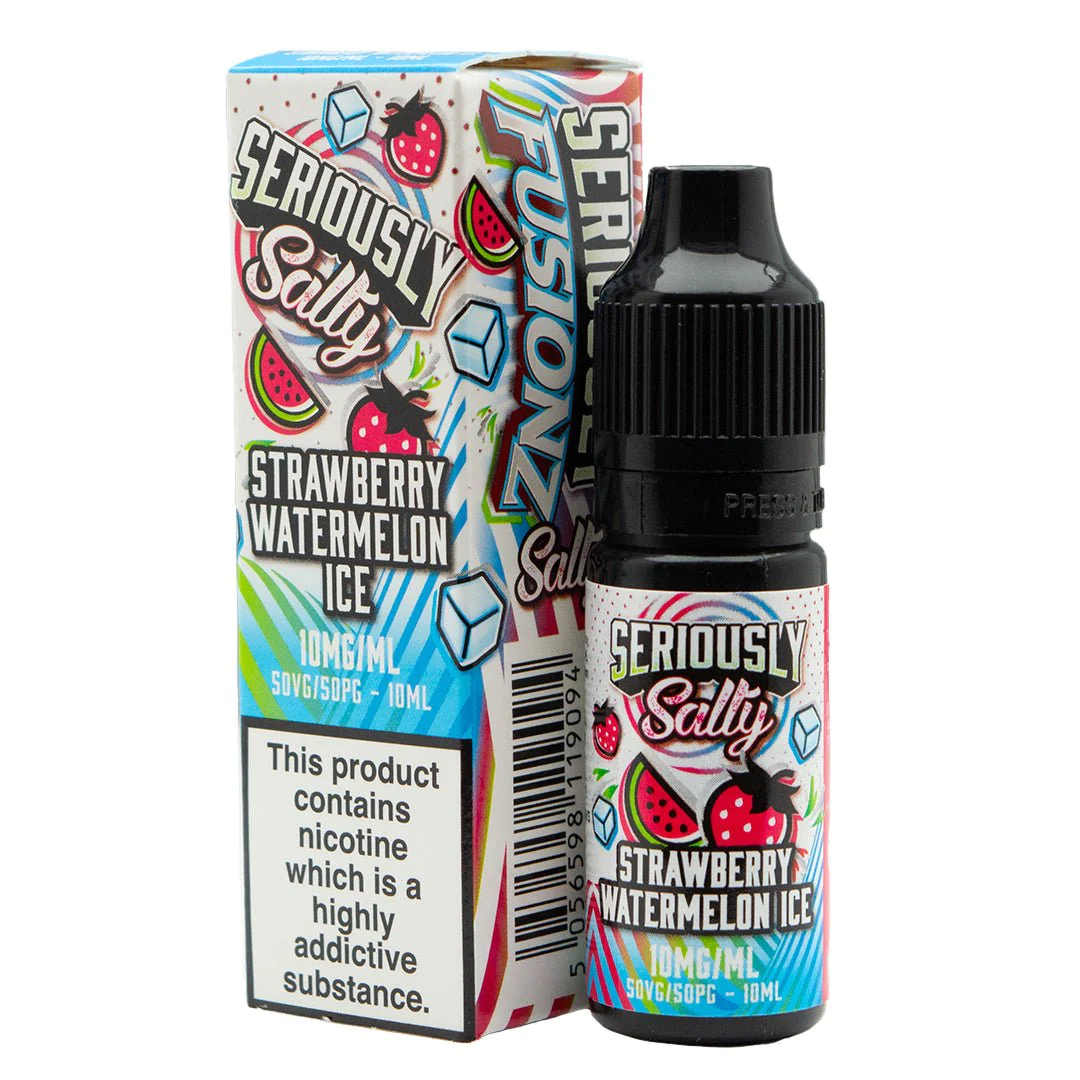 Strawberry Watermelon Ice Nic Salt E-Liquid by Doozy Fusionz Salts 10ml