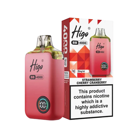Higo BB 4000 Prefilled Pod Kit - Strawberry Cherry Cranberry