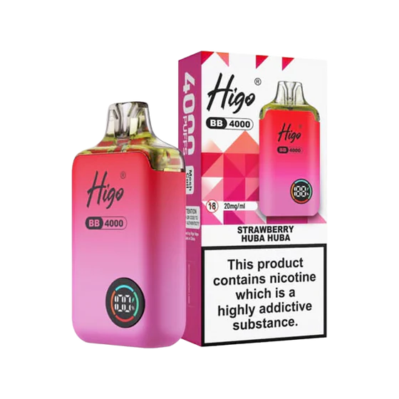 Higo BB 4000 Prefilled Pod Kit - Strawberry Huba Huba