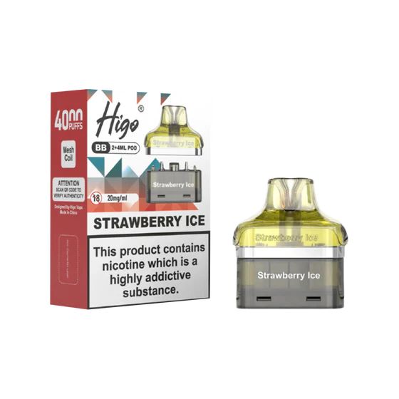 Strawberry Ice Higo BB 4000 Prefilled Pod