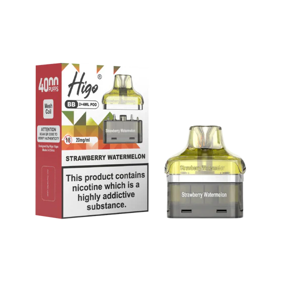 Strawberry Watermelon Higo BB 4000 Prefilled Pod