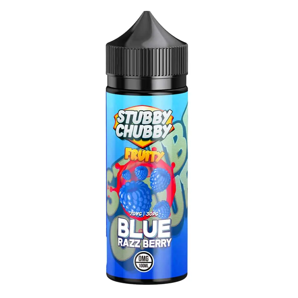 Blue Razz Berry Shortfill E-liquid by Stubby Chubby 100ml