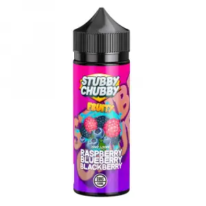 Raspberry Blueberry Blackberry Shortfill E-liquid by Stubby Chubby 100ml