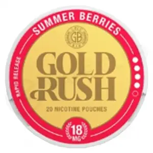Summer Berries Gold Rush Nicotine Pouches by Gold Bar