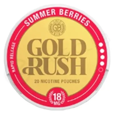  Summer Berries Gold Rush Nicotine Pouches by Gold Bar 