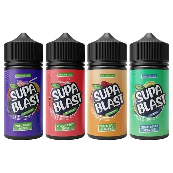  Supa Blast E liquid - Watermelon Cherry Ice - 100ml 