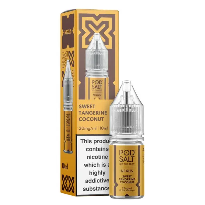 Pod Salt Nexus Nic Salt - Sweet Tangerine Coconut (Coco Sun)- 10ml