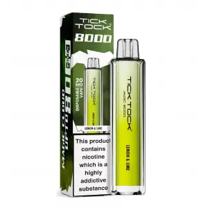 Lemon & Lime Tick Tock Magic 8000 Disposable Vape 20mg