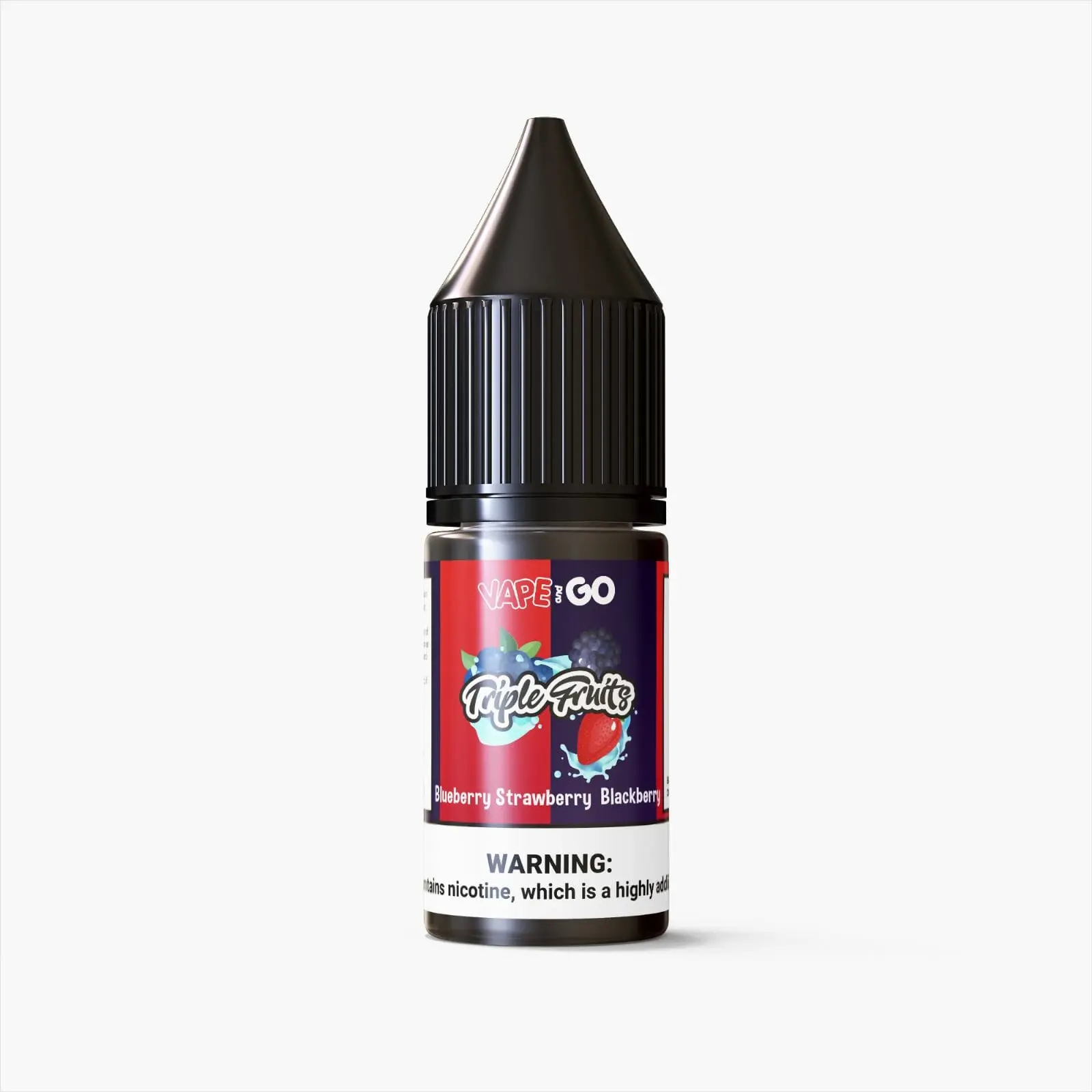 Blueberry Strawberry Blackberry Triple Fruits Nic Salt by Vape and Go 10ml