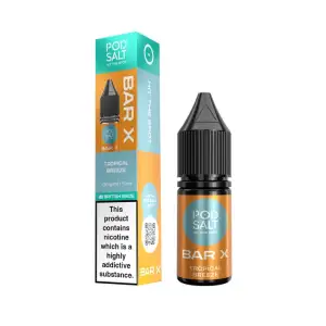 Tropical Breeze Nic Salt E-Liquid by Pod Salt Bar X 10ml