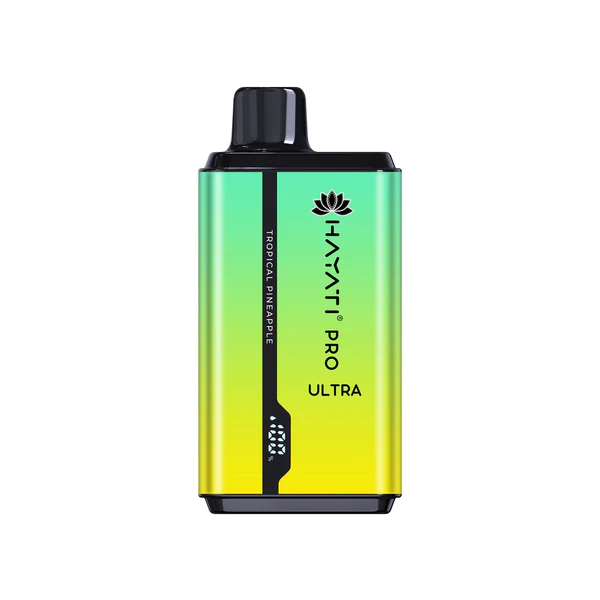 Tropical Pineapple by Zero Nicotine Hayati Pro Ultra Max Disposable Vape 