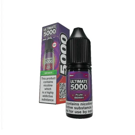 Plum Berry Nic Salt Eliquid by Ultimate Bar 5000 10ml