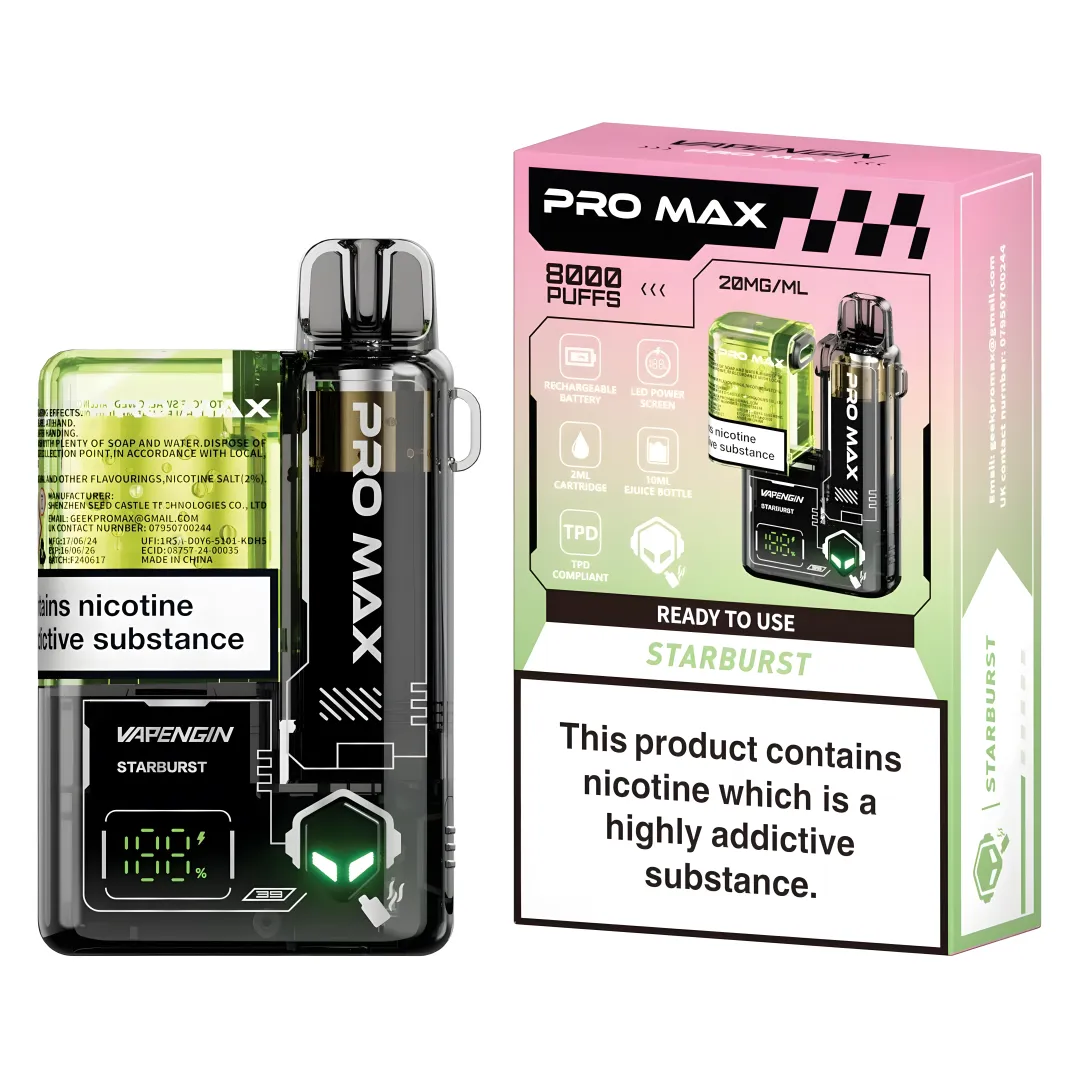 Starburst Vapengin Pro Max 8000 Disposable Vape Kit