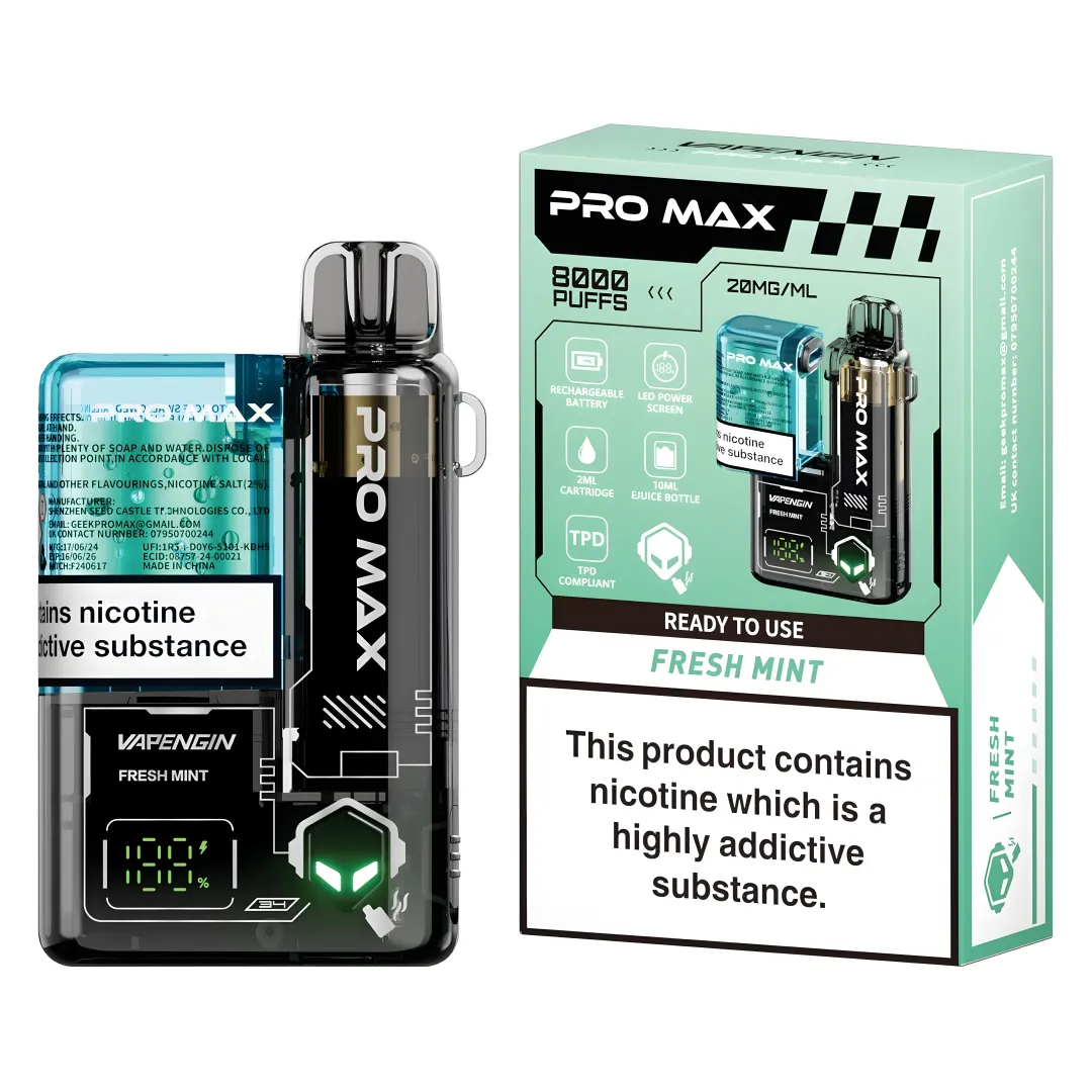 Fresh Mint Vapengin Pro Max 8000 Disposable Vape Kit