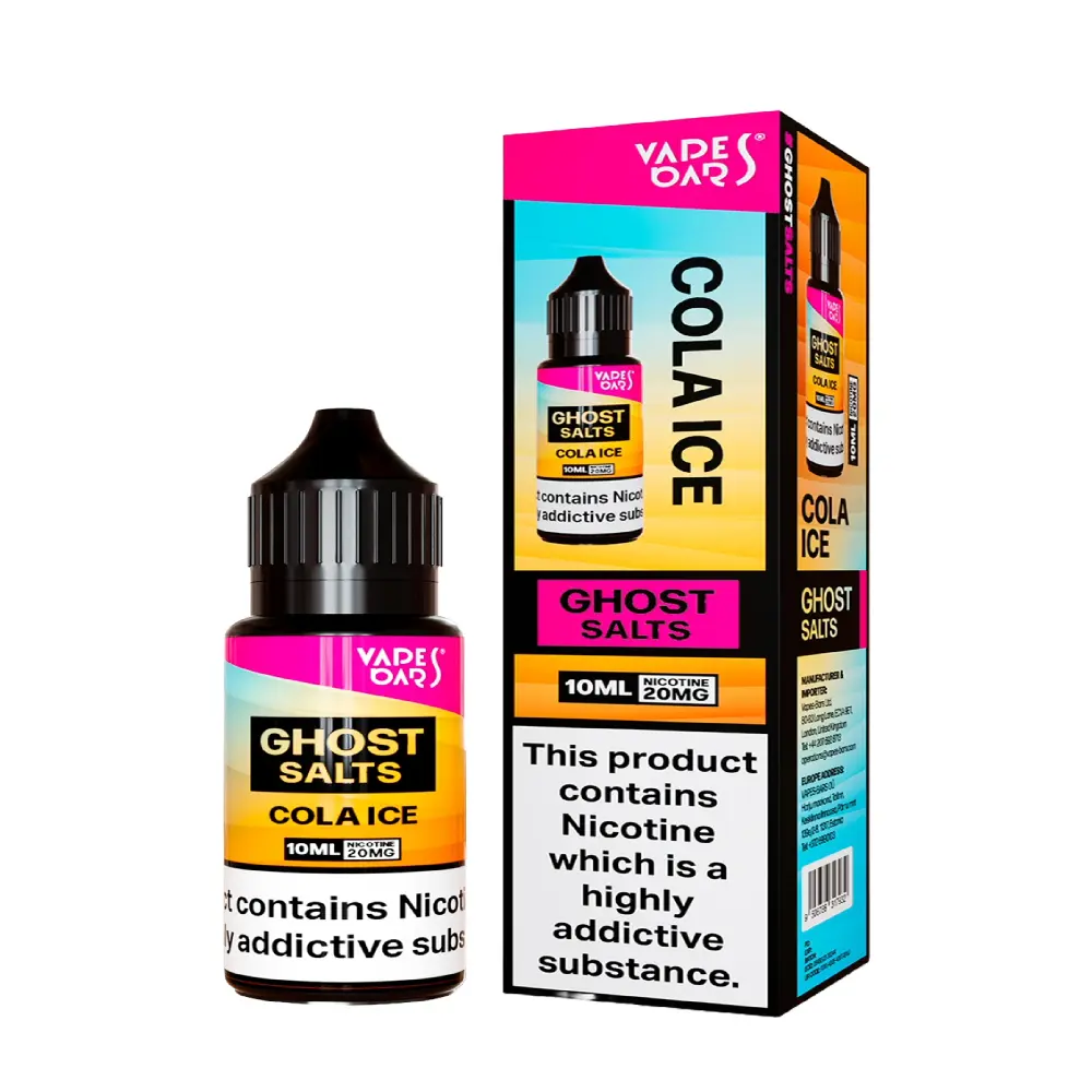  Cola Ice Nic Salt E-liquid by Vapes Bar Ghost Salts 10ml 