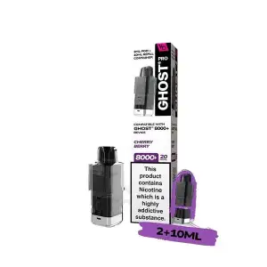 Cherry Berry Ghost Pro 8000+ Prefilled Pods