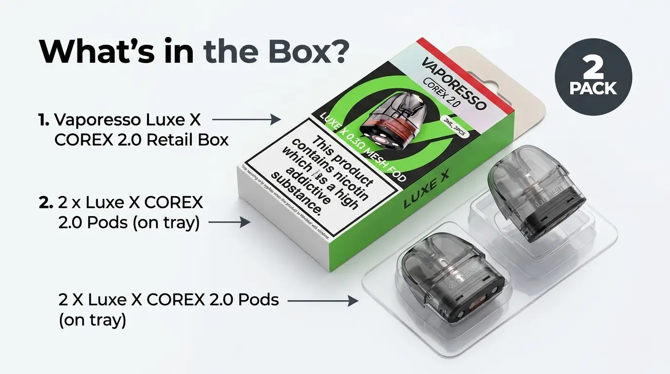 Vaporesso Luxe X Corex 2.0 Pods