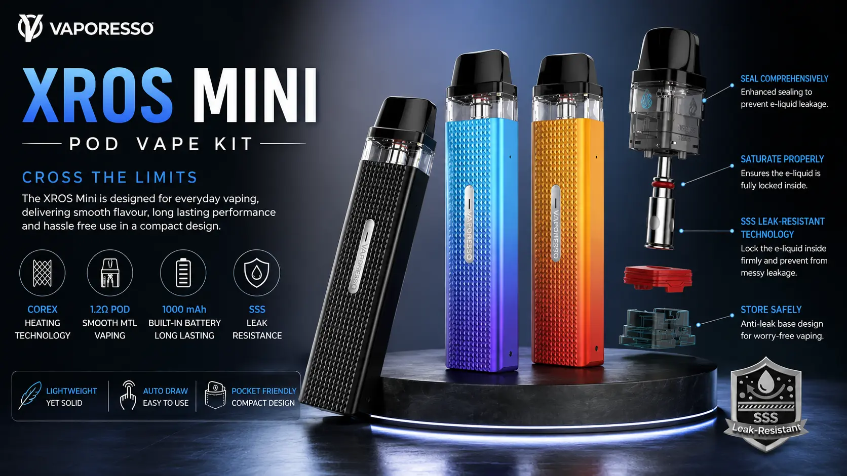Vaporesso Xros Mini Pod Vape Kit