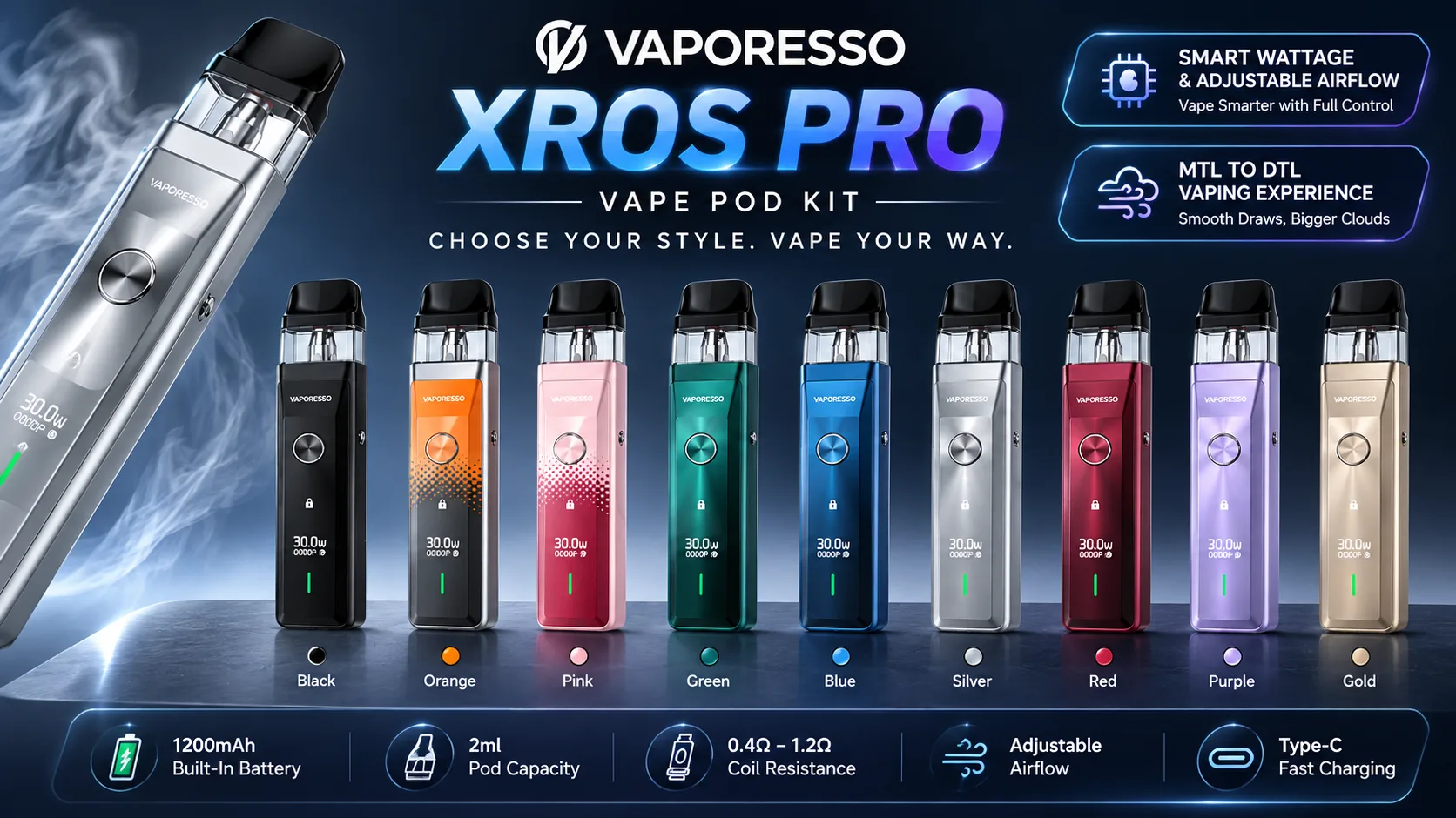 Vaporesso Xros Pro Pod Vape Kit