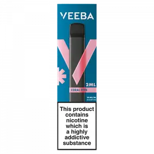 Coral Pink | Veeba Disposable Vape 20mg by IQOS