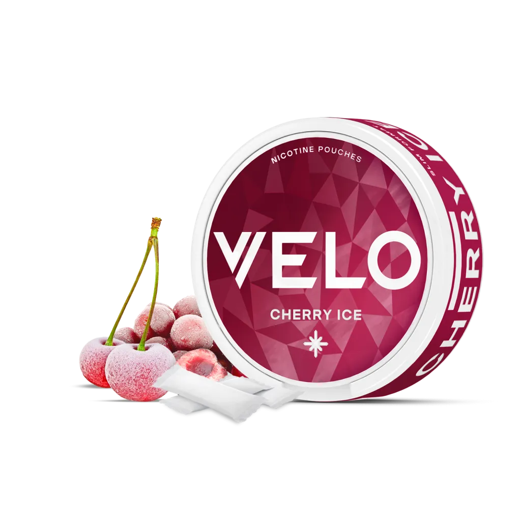 Cherry Ice Slim/Mini Nicotine Pouch by Velo