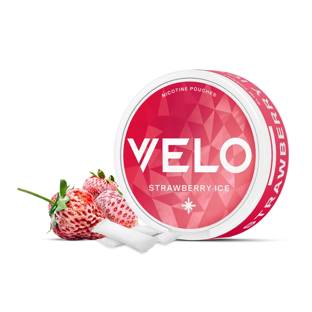 Strawberry Ice Slim/Mini Nicotine Pouch by Velo