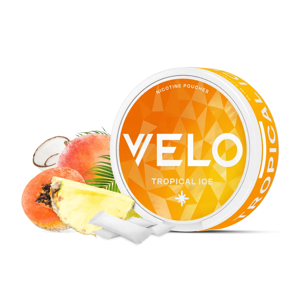 Tropical Ice Slim/Mini Nicotine Pouch by Velo