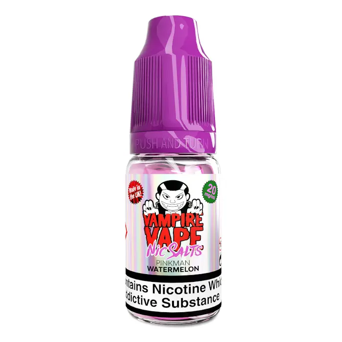 Pinkman Watermelon Nic Salt E-Liquid by Vampire Vape 10ml