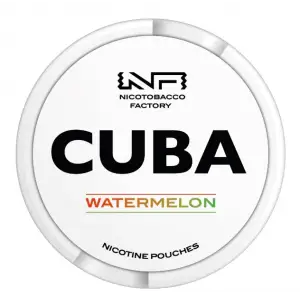 Cuba White Nicotine Pouches - Watermelon - 16mg