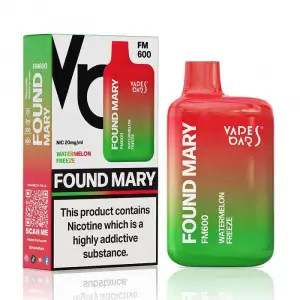 Found Mary FM600 Disposable Vape - Watermelon Freeze - 20mg