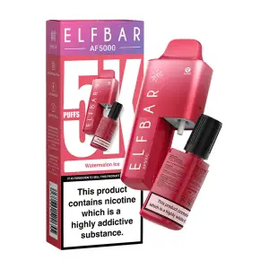  Watermelon Ice by Elf Bar AF5000 Disposable Pod Kit