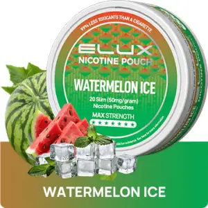 Watermelon Ice Nicotine Pouches by Elux