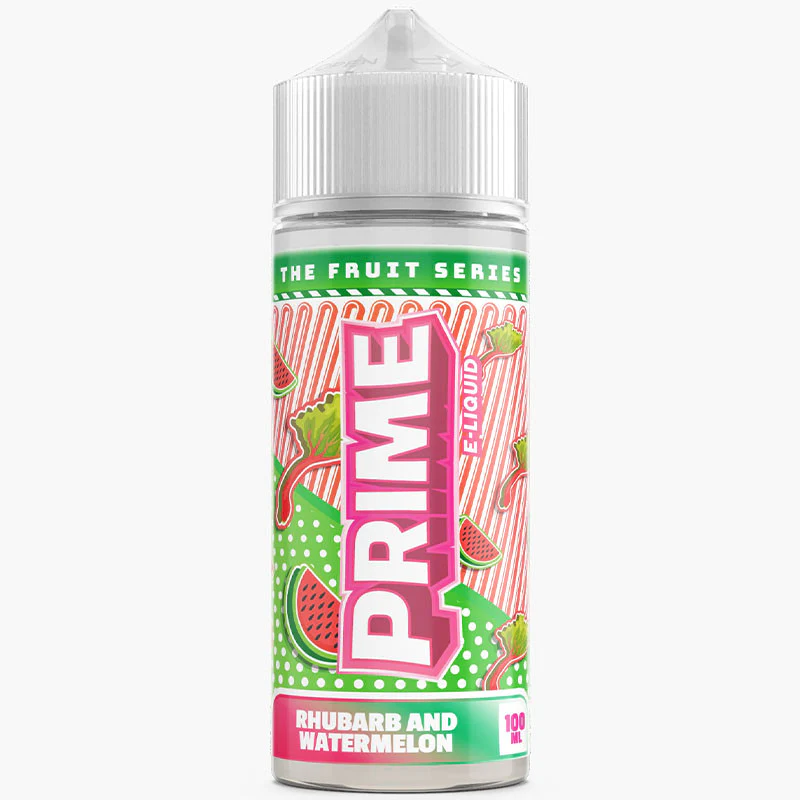  Prime E Liquid - Rhubarb and Watermelon - 100ml 