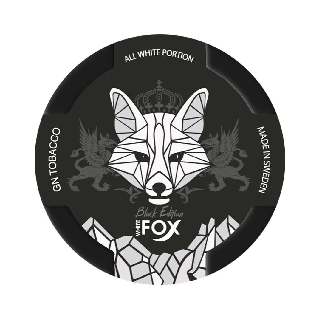  Black Edition Nicotine Pouches by White Fox 12mg 