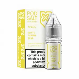 White Gummy Bear Nic Salt E-Liquid by Pod Salt Nexus 10ml 