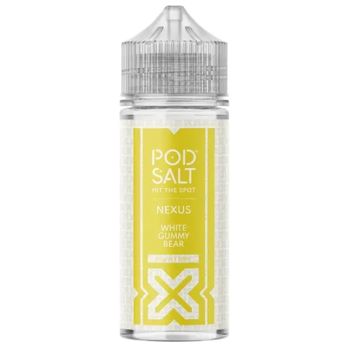  Pod Salt Nexus E Liquid - White Gummy Bear - 100ml 