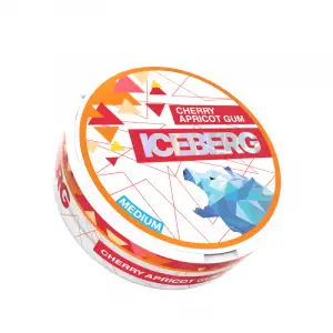 Cherry Apricot Gum Nicotine Pouches Light by Ice Berg 20mg/g